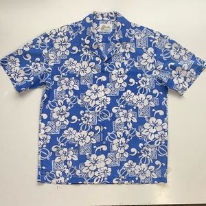 Vintage 70s Hawaiian shirt, EUC, cotton, made in Hawaii